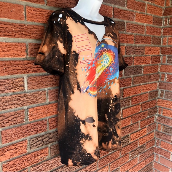 Journey Tee! Acid washed & distressed by hand! - Picture 3 of 5
